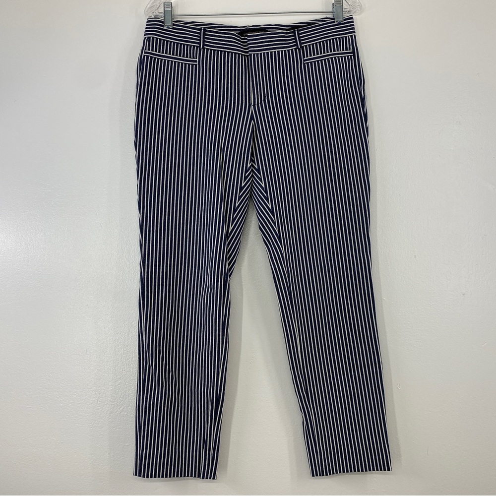 Banana‎ Republic Pants Woman’s 6 Sloan Striped Denim